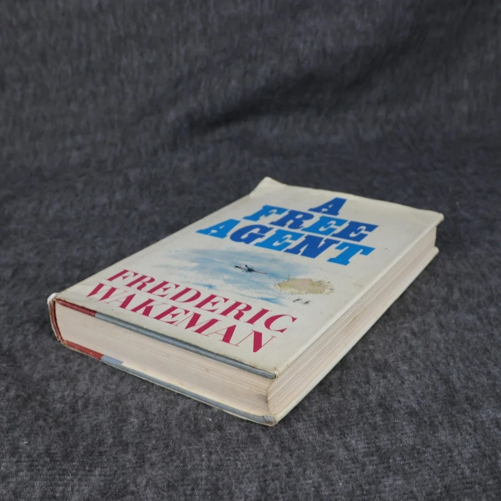 Vintage A Free Agent Frederic Wakeman Simon & Schuster HC DJ 1963 USA Novel